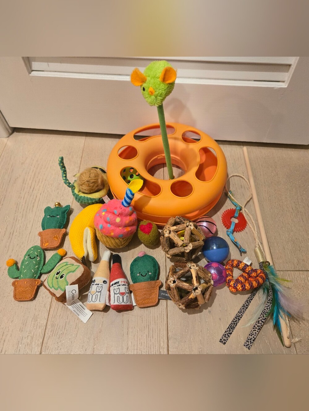 Assorted Cat Toys - Wand, Plushies, Balls, And More! - Picture 2 of 2